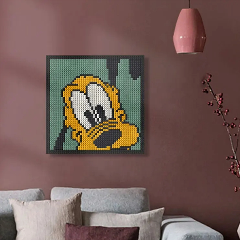 Pixel Art - Mickey Mouse's Dog Pluto - My Freepixel