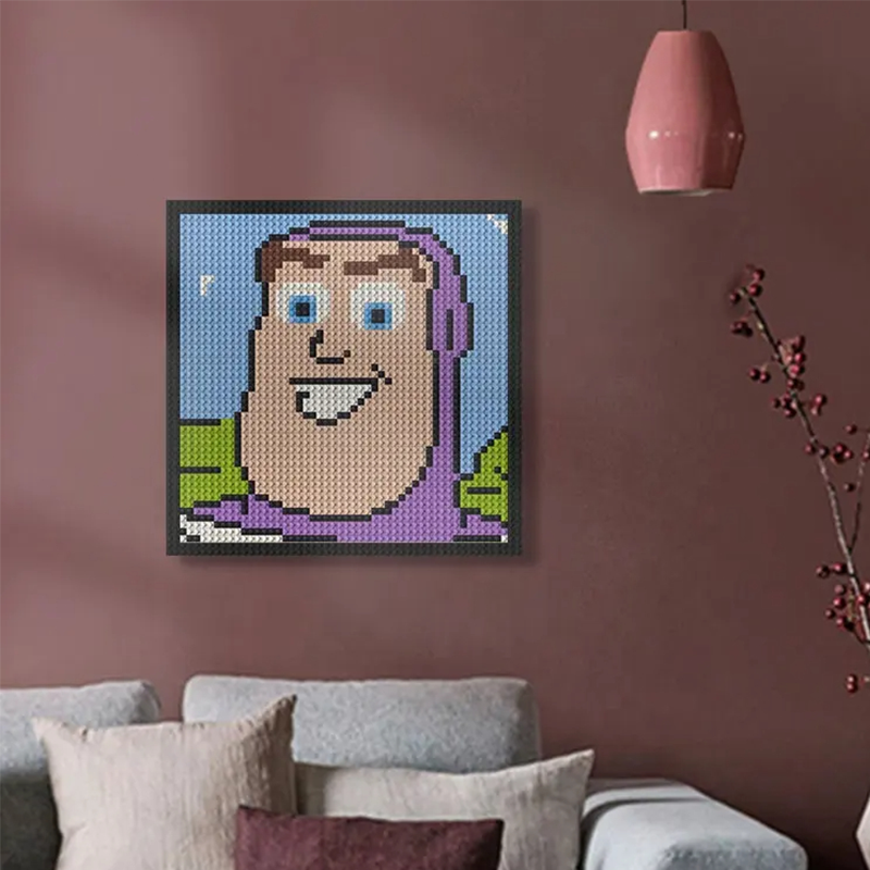 Pixel Art - Buzz Lightyear - My Freepixel