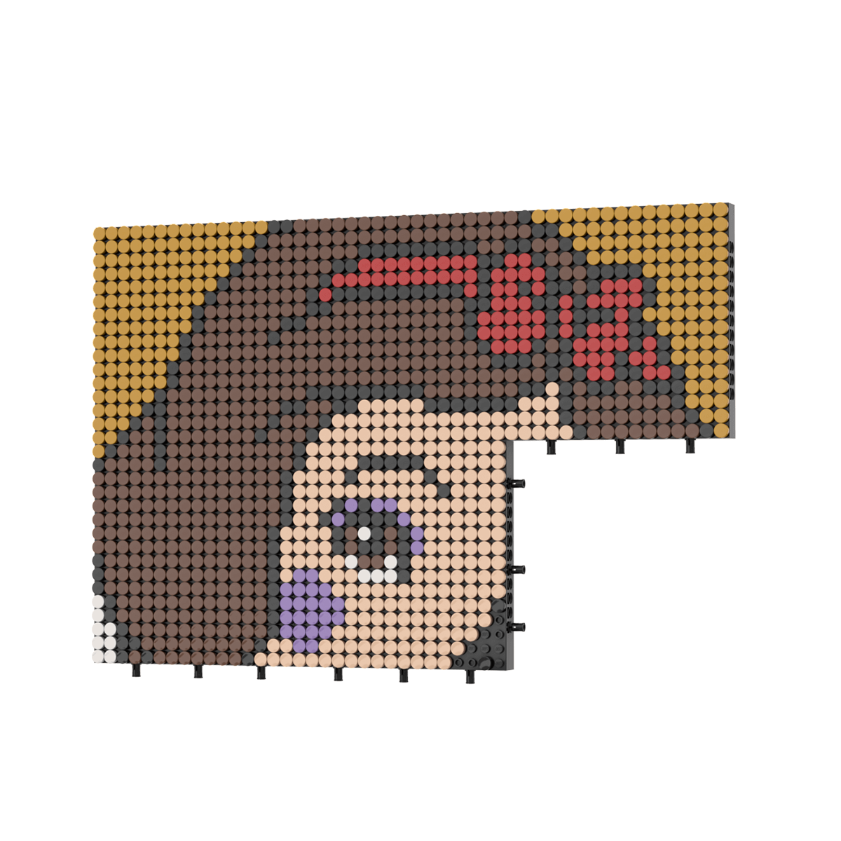 Pixel Brick Art Kit – Snow White Portrait