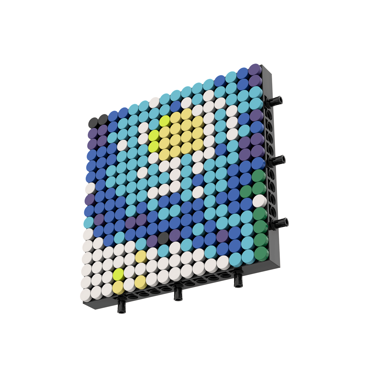 Pixel Brick Art Kit – Starry Road with Cypress