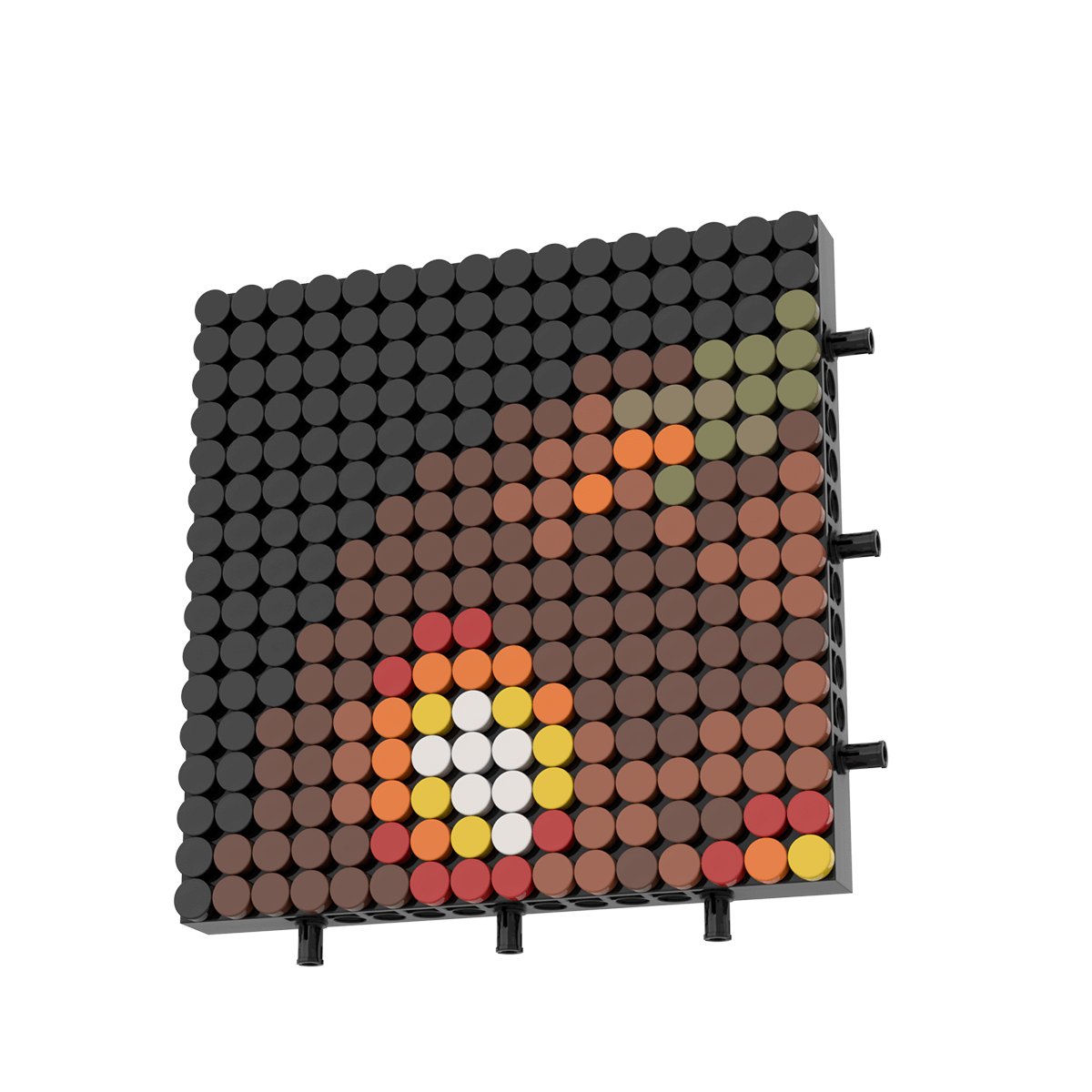 Pixel Brick Art Kit – Spooky Pumpkin