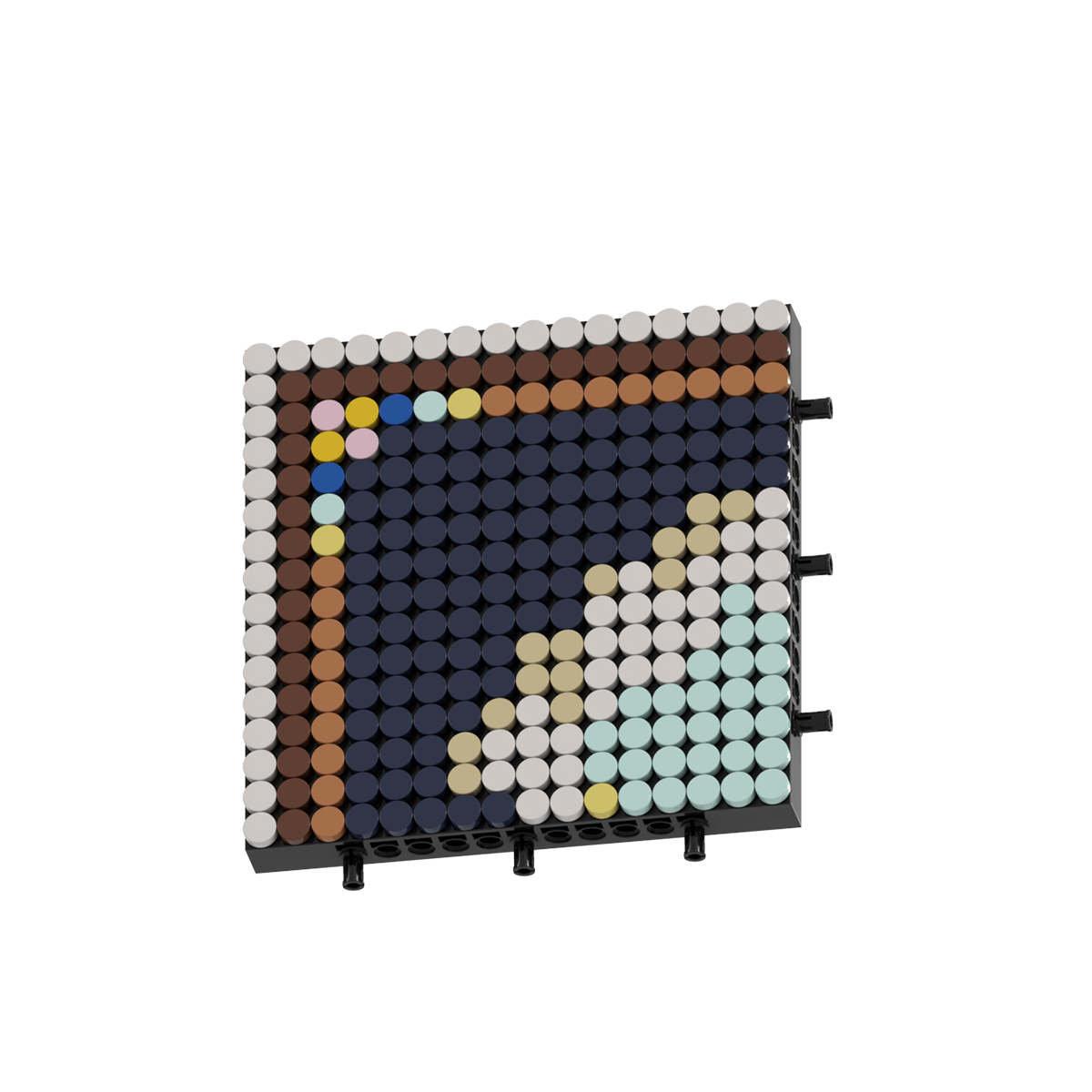 Pixel Brick Art Kit – Sunny Whale