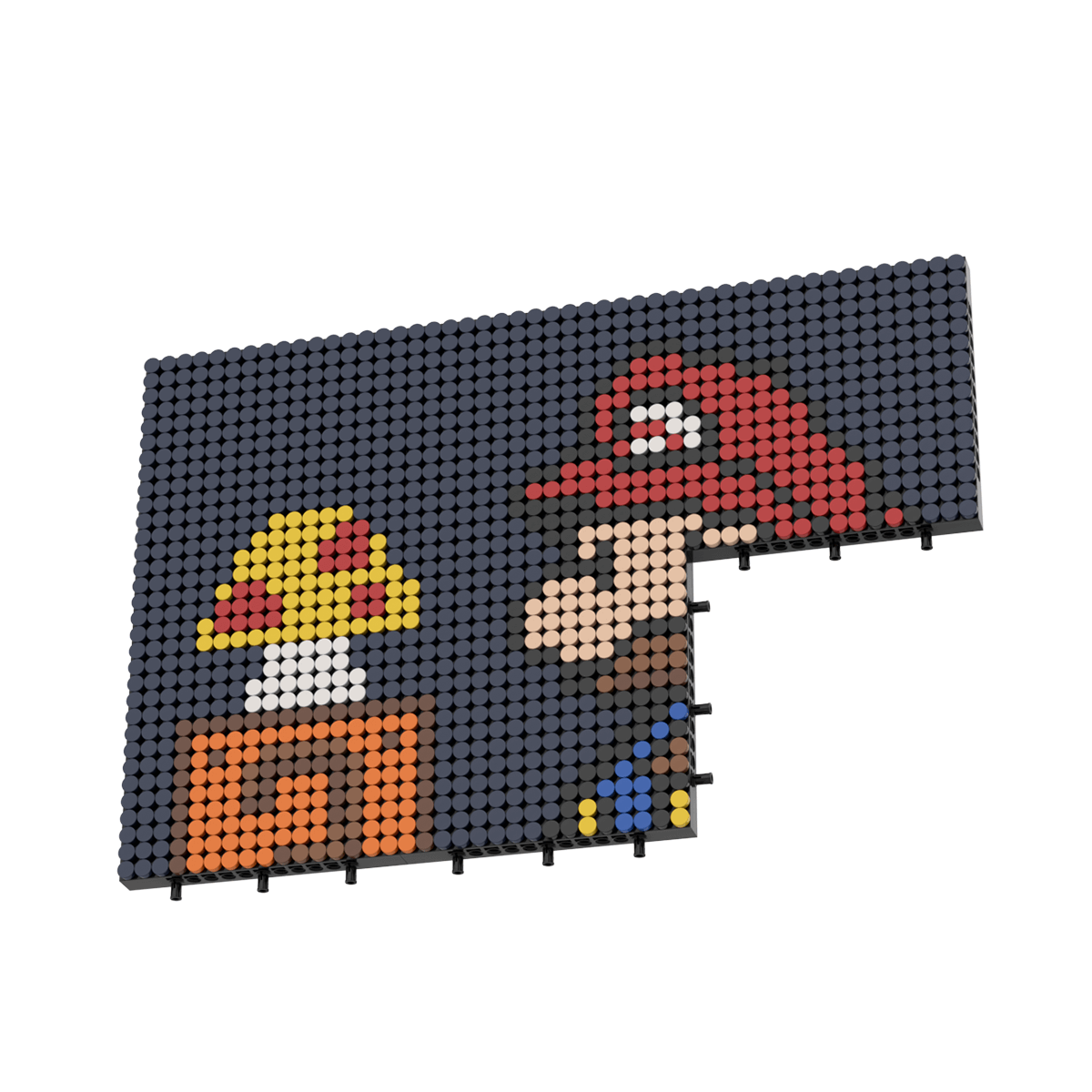 Pixel Brick Art Kit – Super Mario Adventure