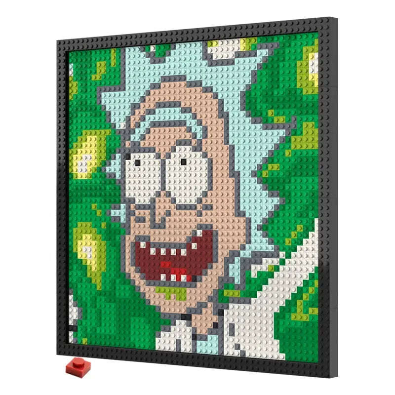 Pixel Art - Rick and Morty (Rick) - My Freepixel