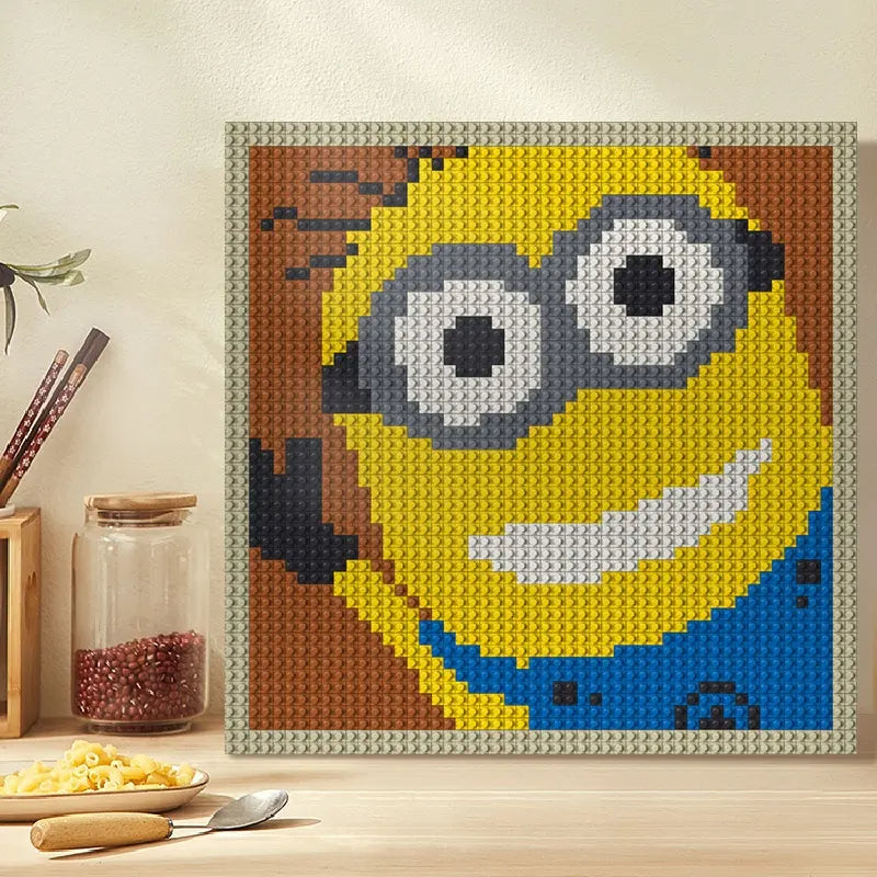 Pixel Art - Minions - My Freepixel