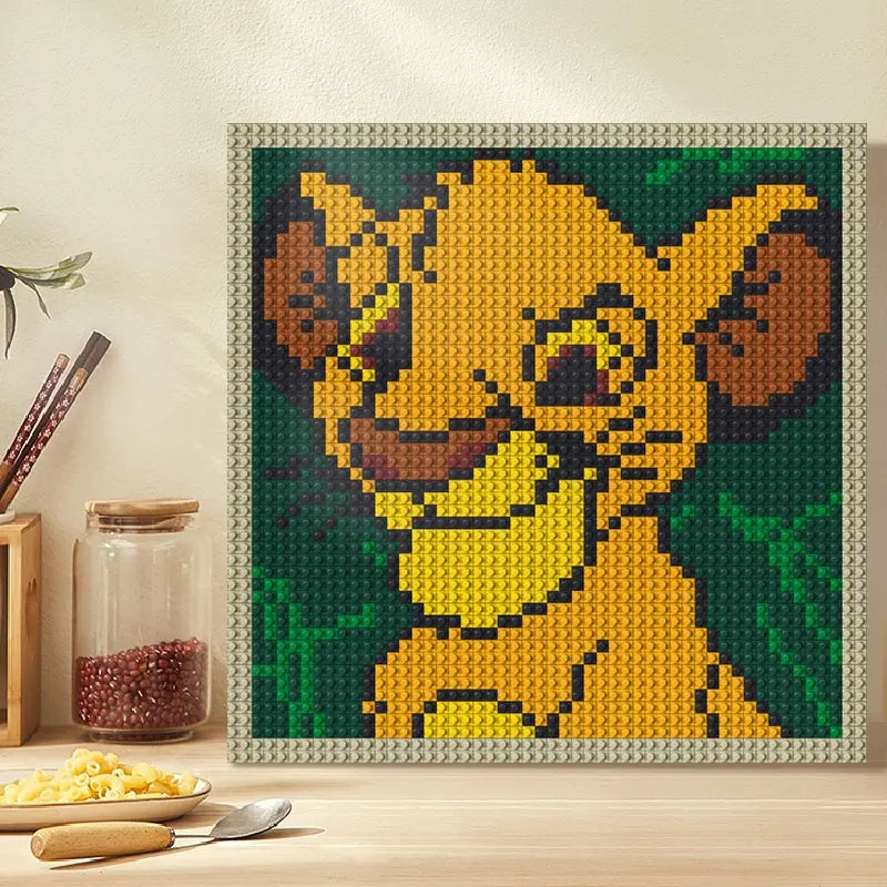 Pixel Art - Disney Lion King Simba - My Freepixel