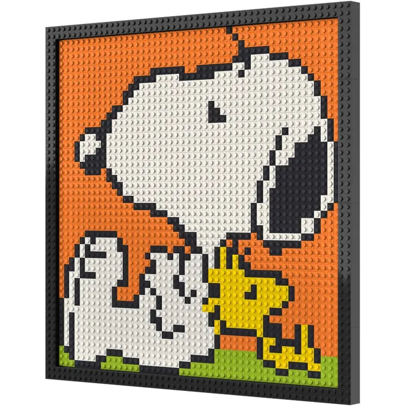 Pixel Art - Snoopy Dog - My Freepixel