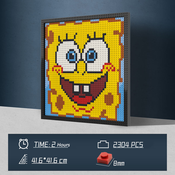 Pixel Art - Hello, Spongebob - My Freepixel