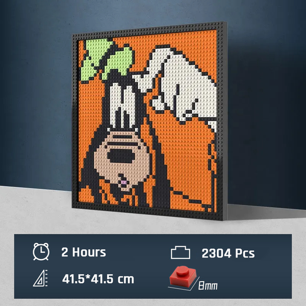 Pixel Art - Disney Goofy Goofy - My Freepixel