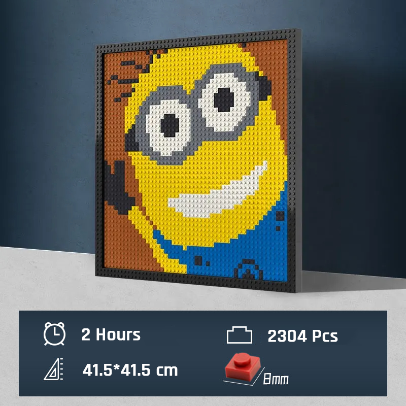 Pixel Art - Minions - My Freepixel