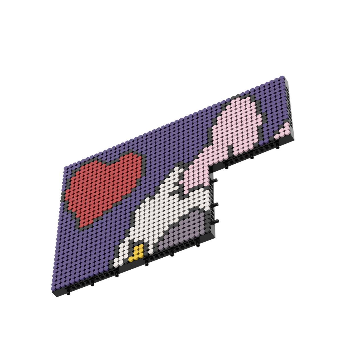 Pixel Brick Art Kit - Disney Daisy Duck