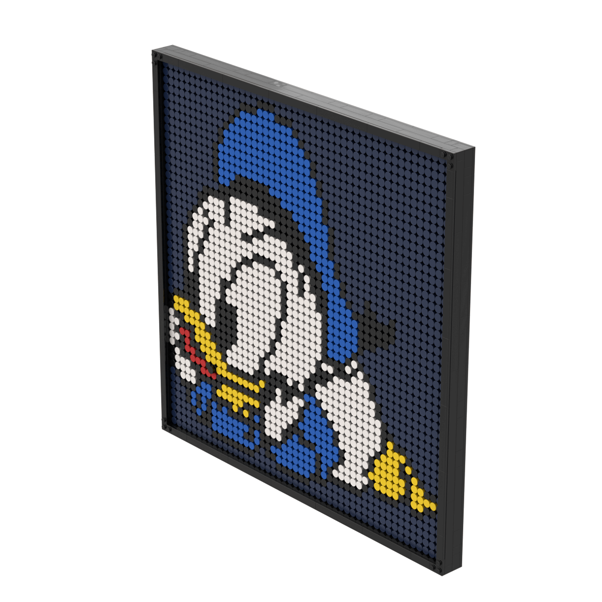 Pixel Brick Art Kit – The Chibi Donald Duck Portrait