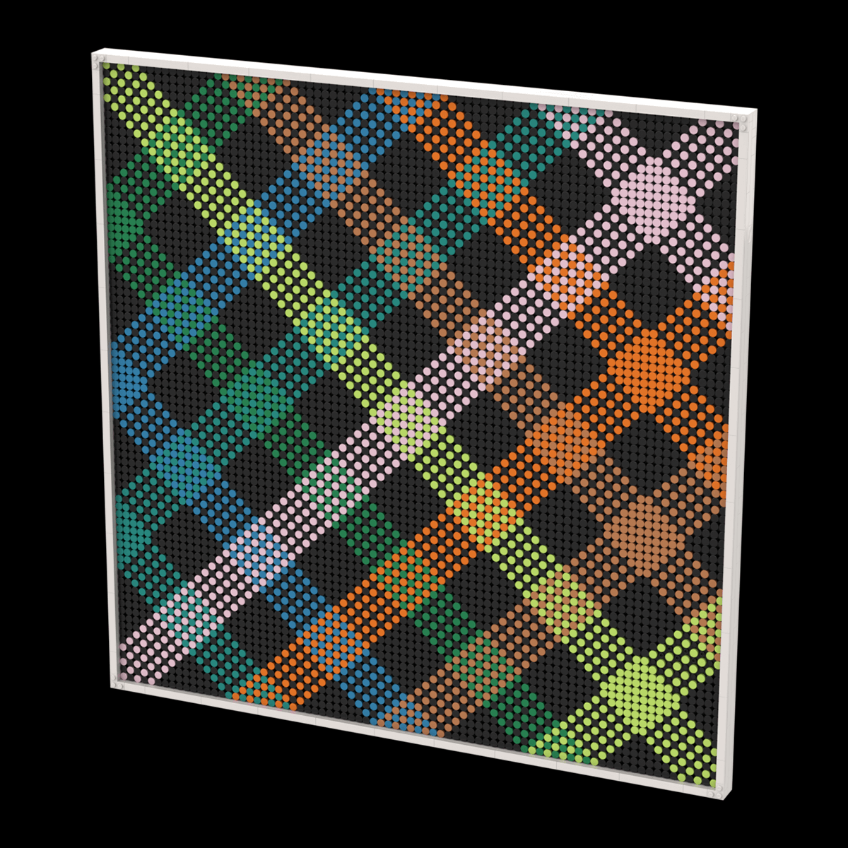 Pixel Brick Art Kit - Vivid Harmony (80x80)