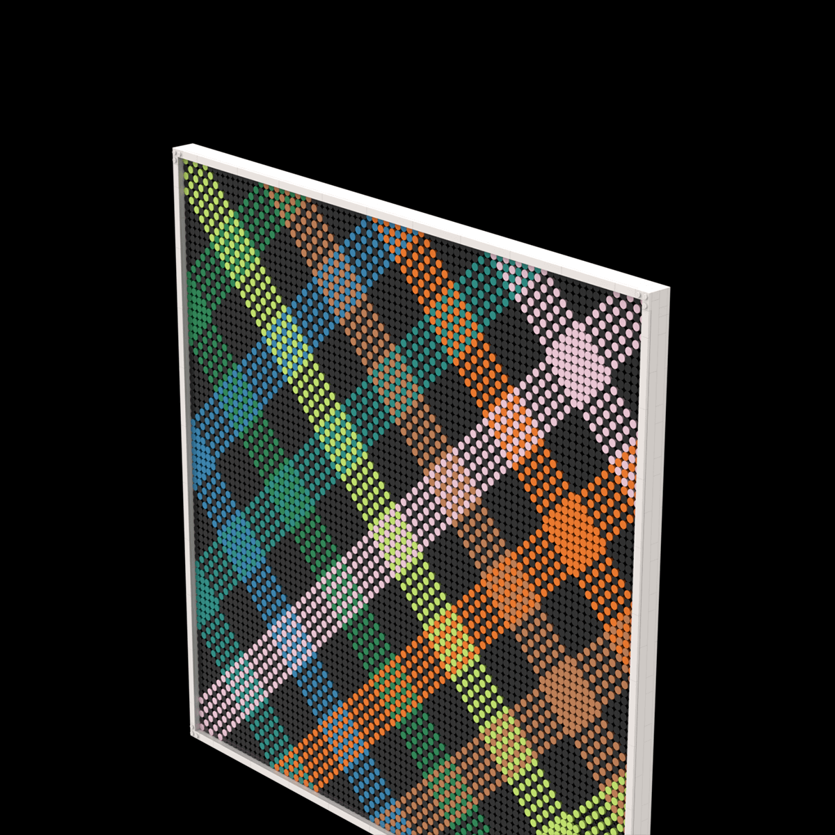 Pixel Brick Art Kit - Vivid Harmony (80x80)