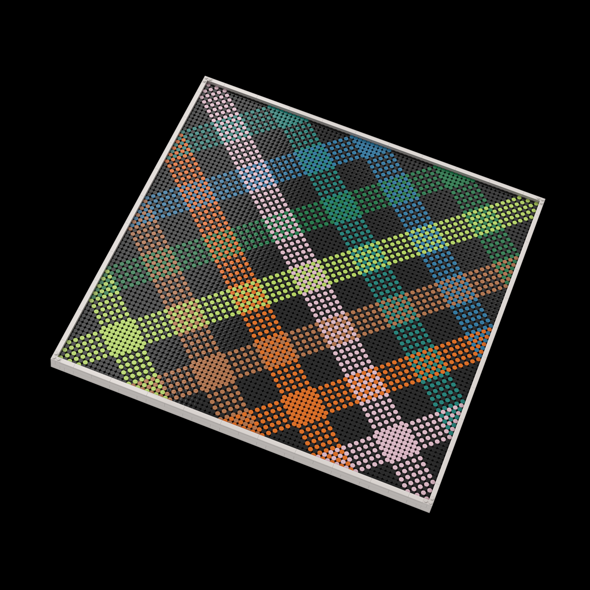 Pixel Brick Art Kit - Vivid Harmony (80x80)