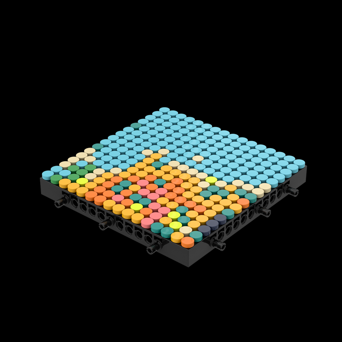 Pixel Brick Art Kit – Van Gogh’s Sunflowers