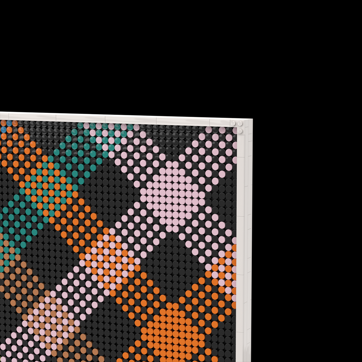 Pixel Brick Art Kit - Vivid Harmony (80x80)