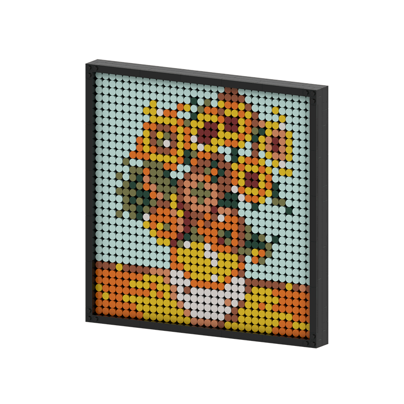Pixel Brick Art Kit – Van Gogh’s Sunflowers (Small)