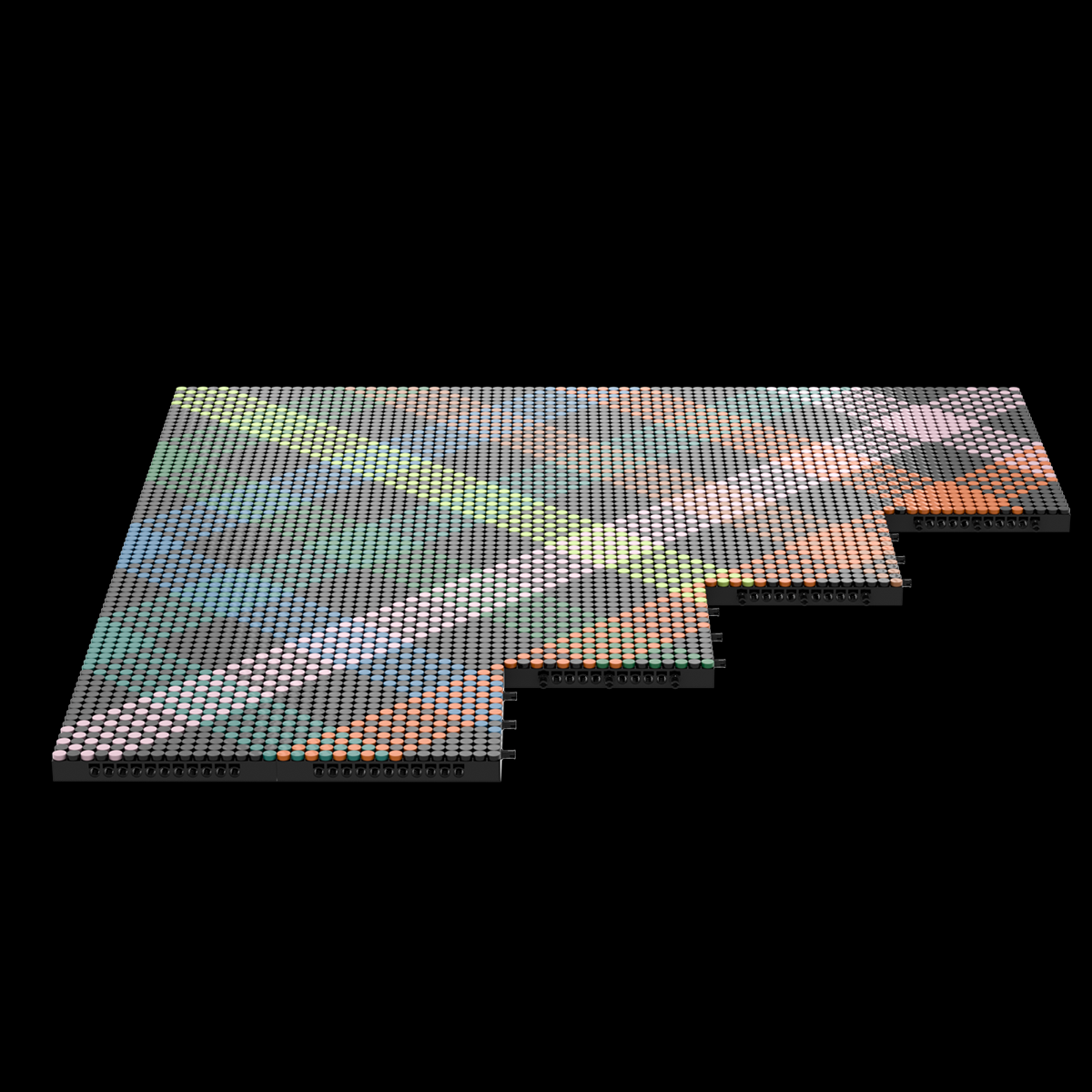 Pixel Brick Art Kit - Vivid Harmony (80x80)