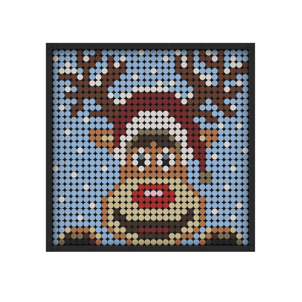 Christmas Pixel Art Kit – Rudolph the Red-Nosed Reindeer