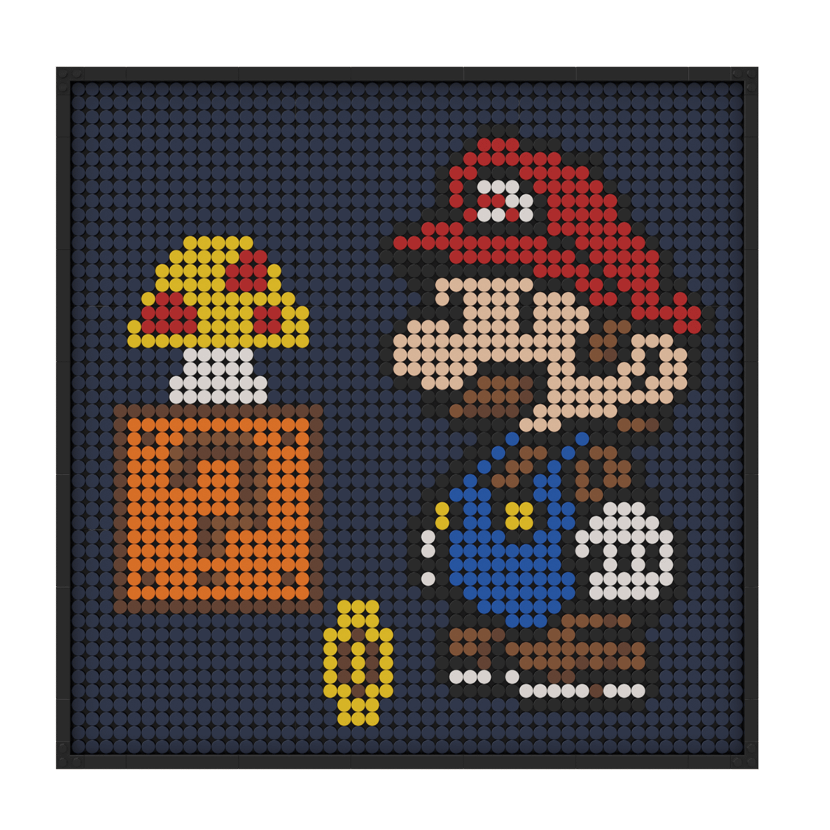 Pixel Brick Art Kit – Super Mario Adventure