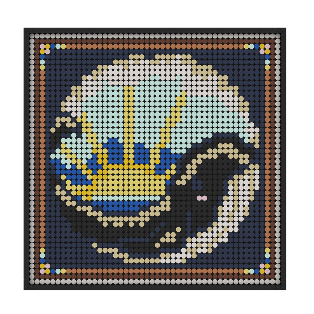 Pixel Brick Art Kit – Sunny Whale