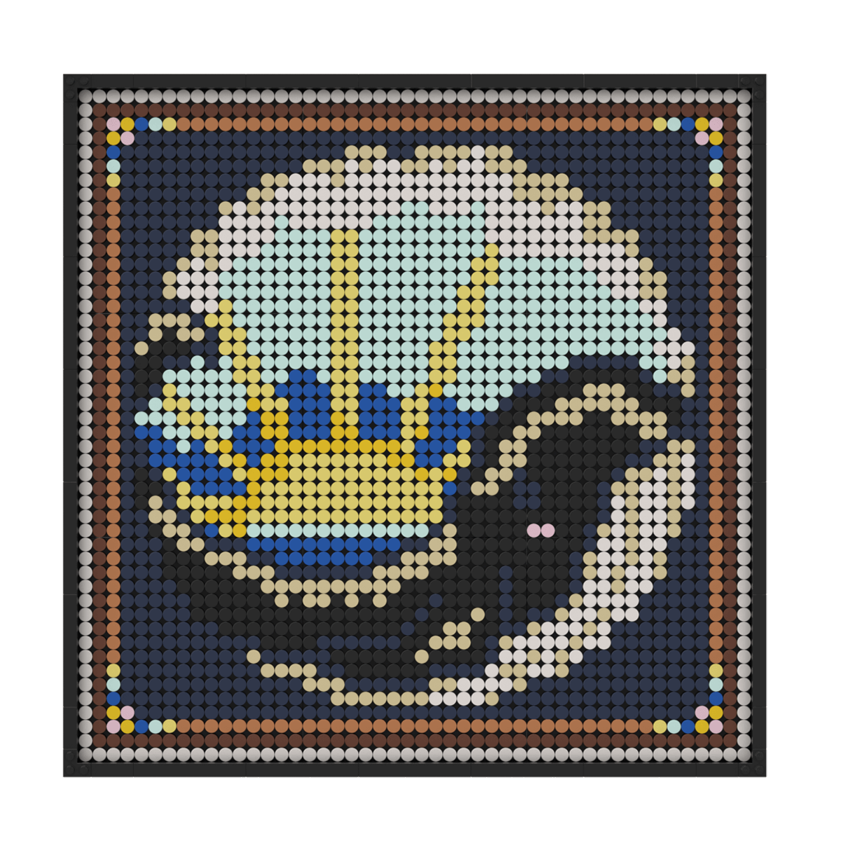 Pixel Brick Art Kit – Sunny Whale