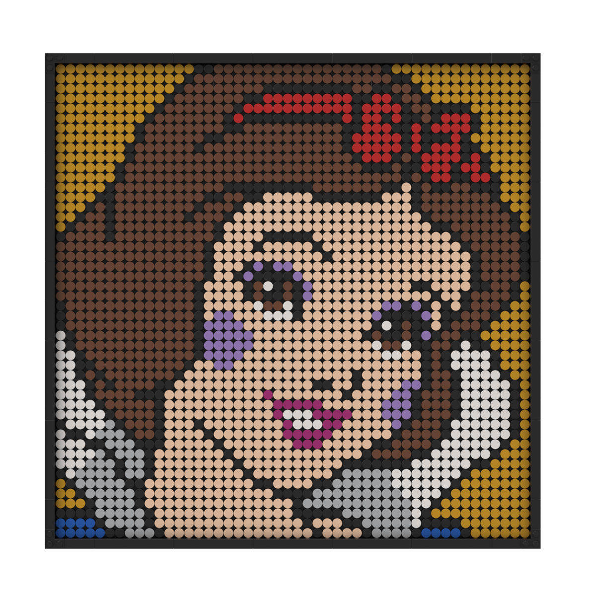 Pixel Brick Art Kit – Snow White Portrait