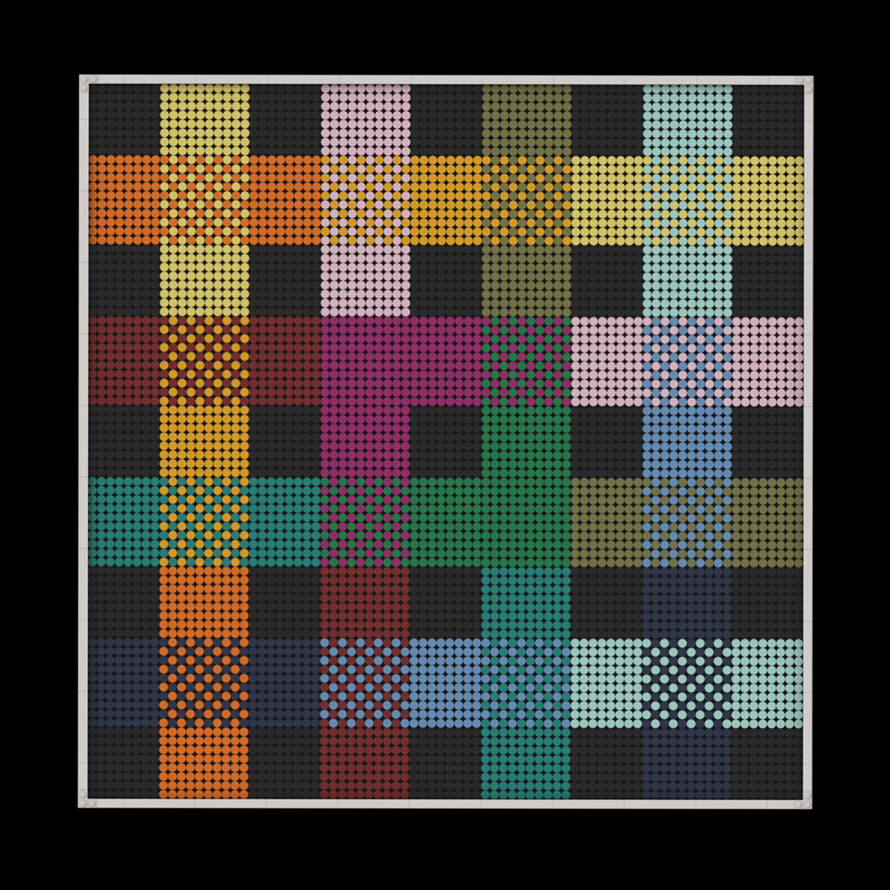 Pixel Brick Art Kit - The Harmony Grid